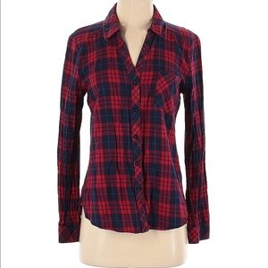 NOIR Plaid Button Down Shirt